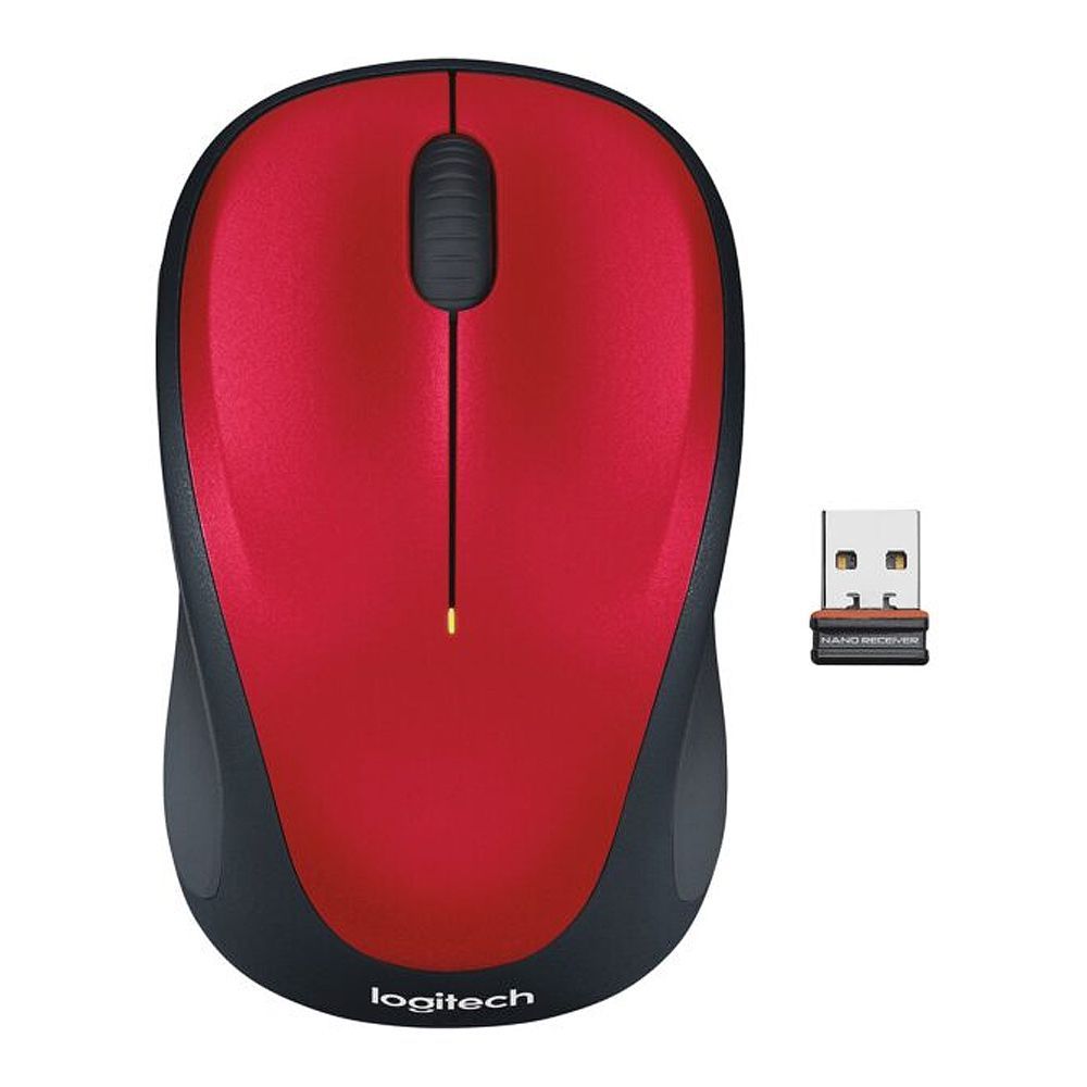 Logitech Wireless Mouse Black Red #910 Artificial Jewellery
