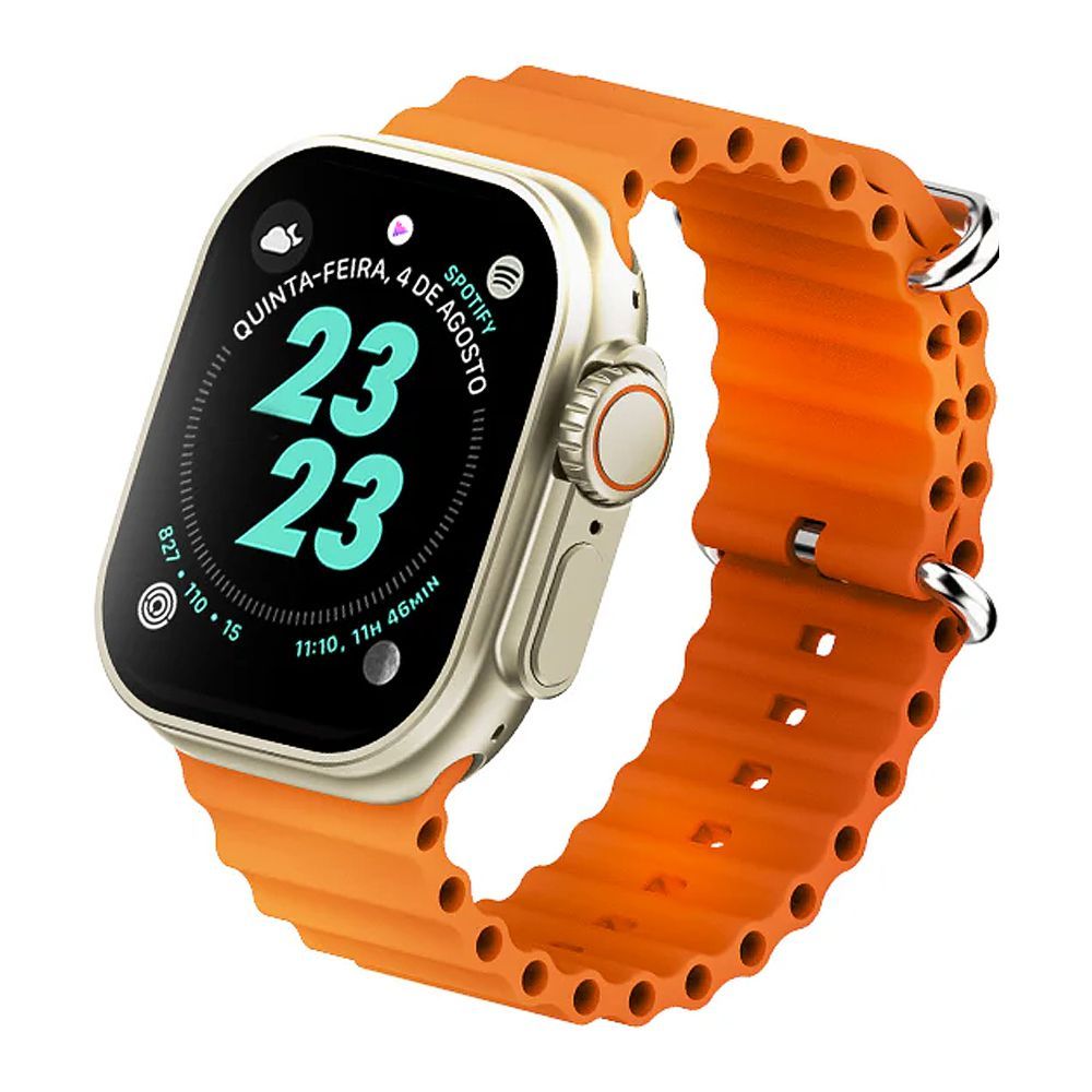 Faster 2.04" Amoled Display Nerv Ultra Smart Watch 2 In 1 Straps