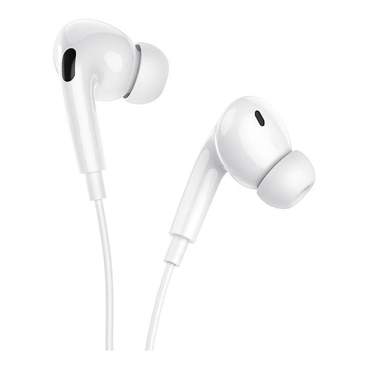 HOCO Pro Crystal Sound USB-C Wire-Controlled Digital Earphones With Microphone, For Huawei, Xiaomi & OnePlus, M101, White
