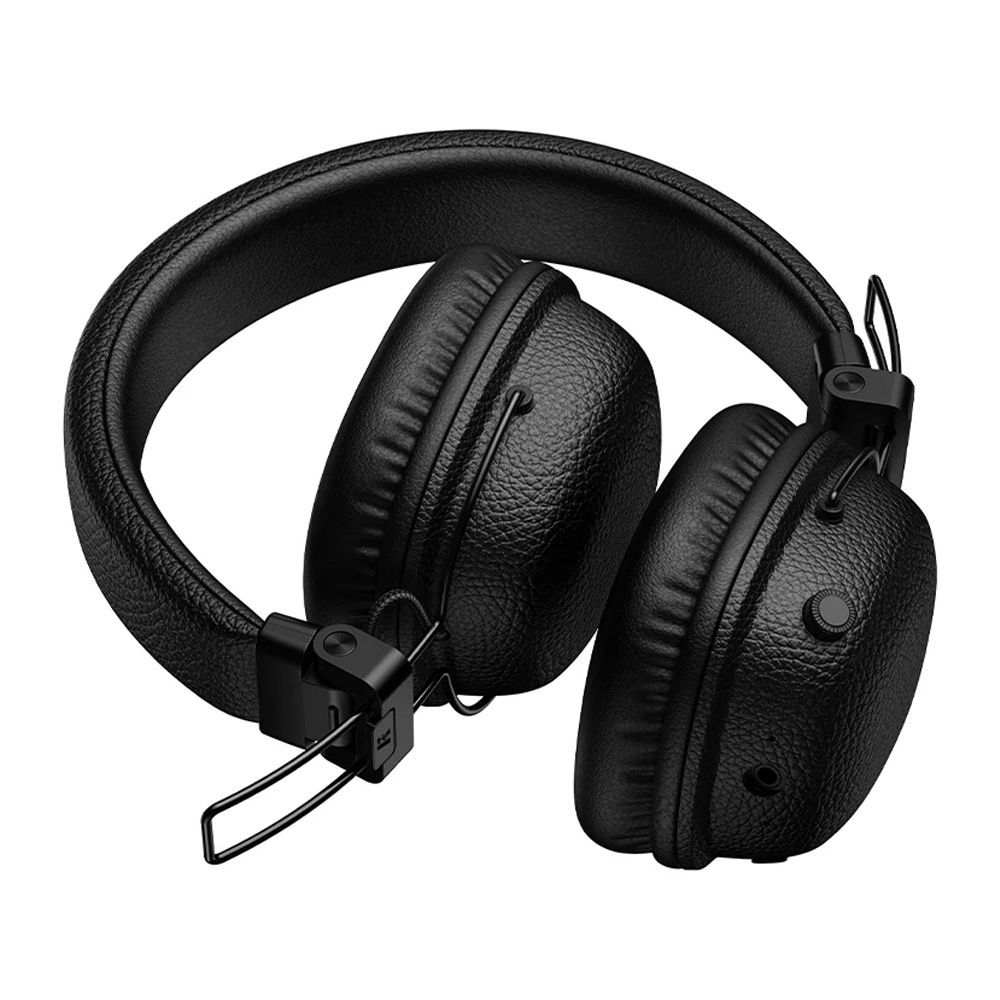 HOCO Earl 2 Bluetooth Headphones, IPX3 Water Resistant, 300mAh Battery, 32Hours Playtime, W64, Black