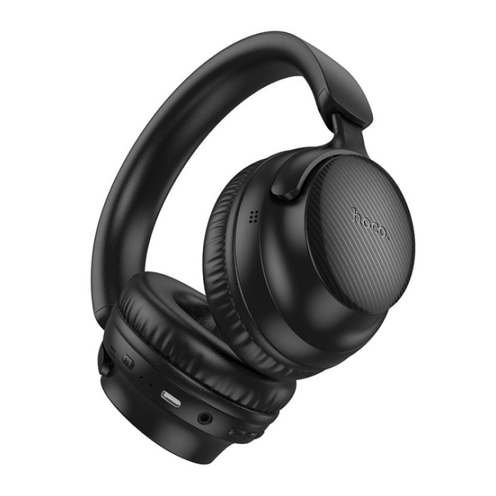 HOCO Tone Bluetooth Headphones, IPX3 Water Resistant, 400mAh Battery, 45 Hours Playtime, W53, Classic Black