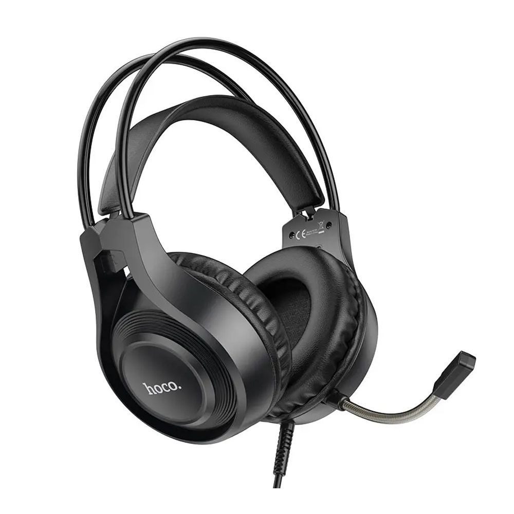 HOCO Tiger Gaming Headset With 1.8 Meter Cable, W106, Black