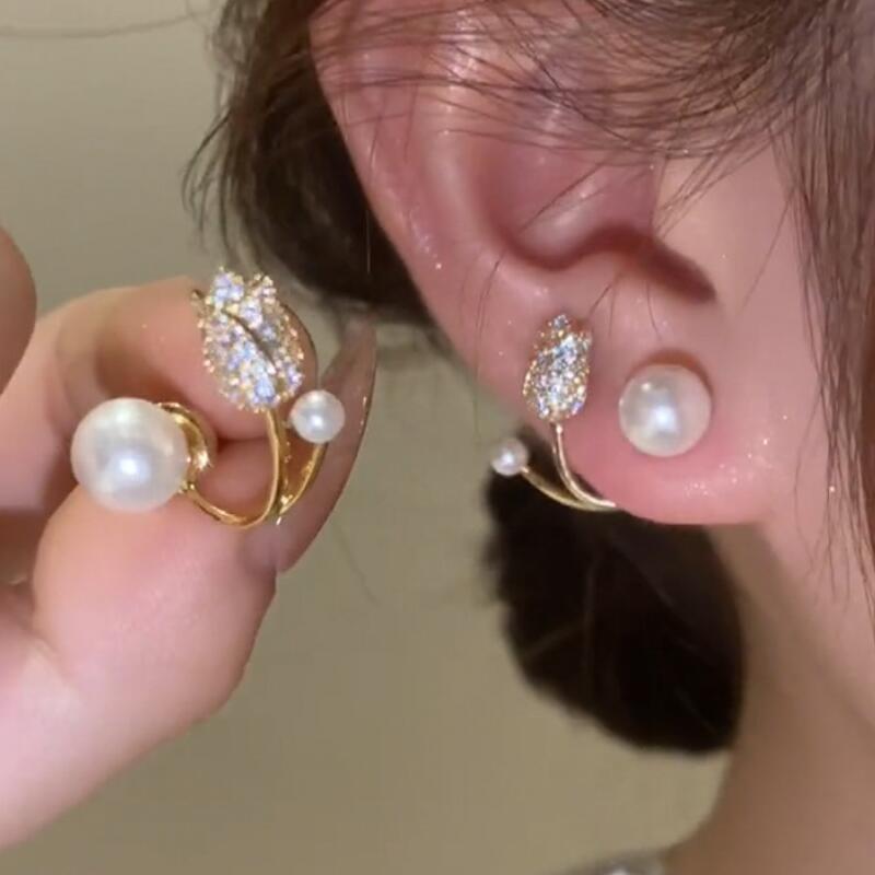 UNI-10395 - Sparkle Rosebud - Earring