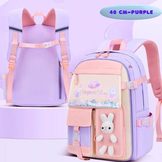Bunny Backpack for School Girl - Grade 1 to 3 - image 2