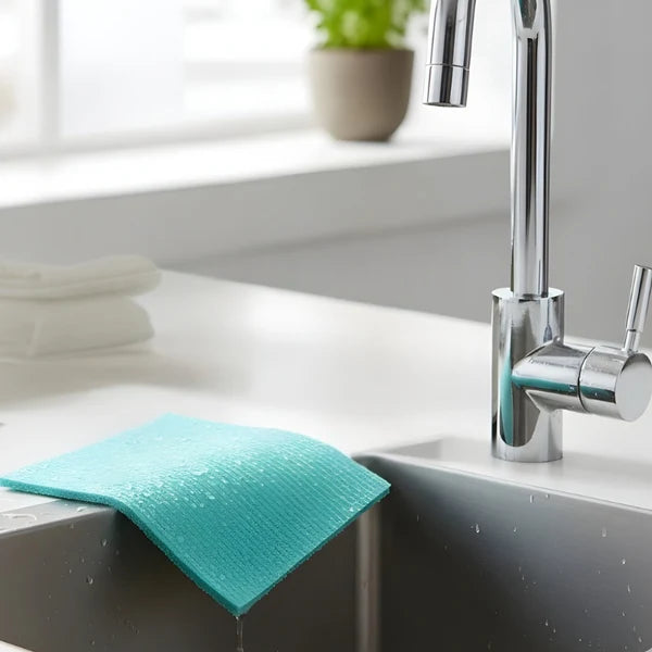 Pack of 5 Cellulose Highly Absorbent Cleaning Sponge