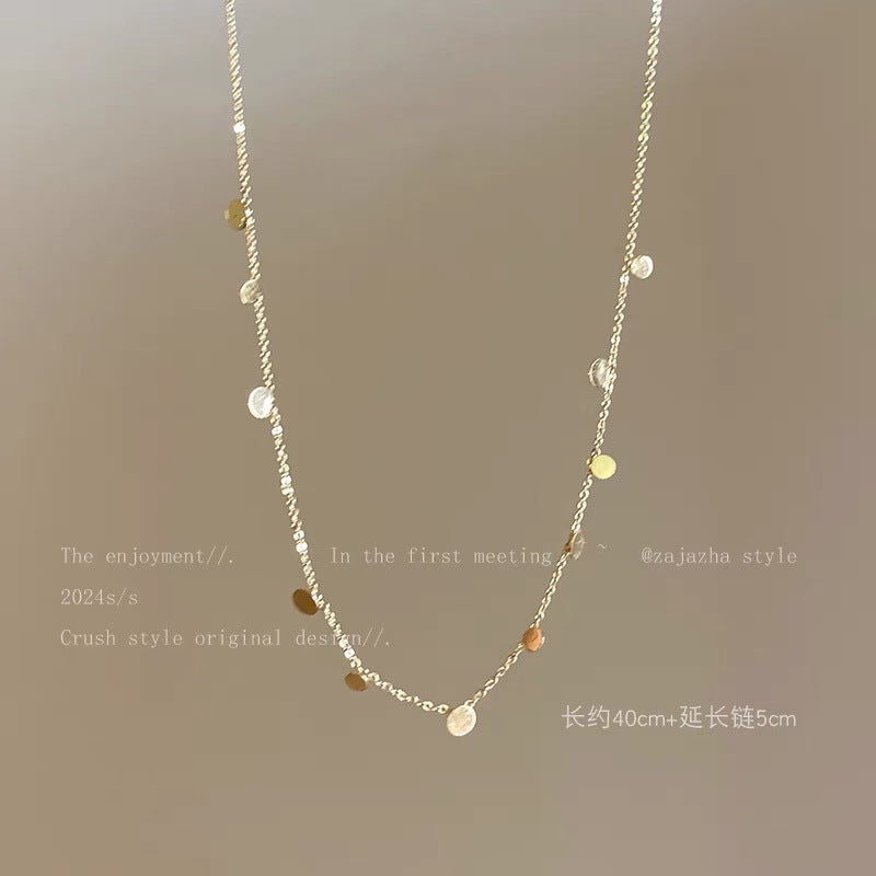 Circle Gold Necklace