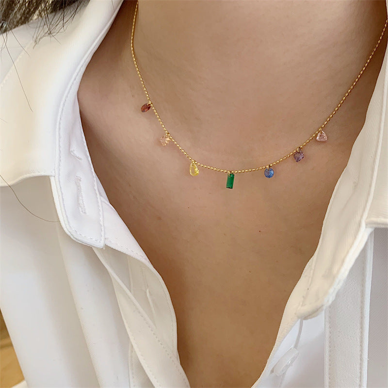 SS-11512 - Multi Gem - Necklace