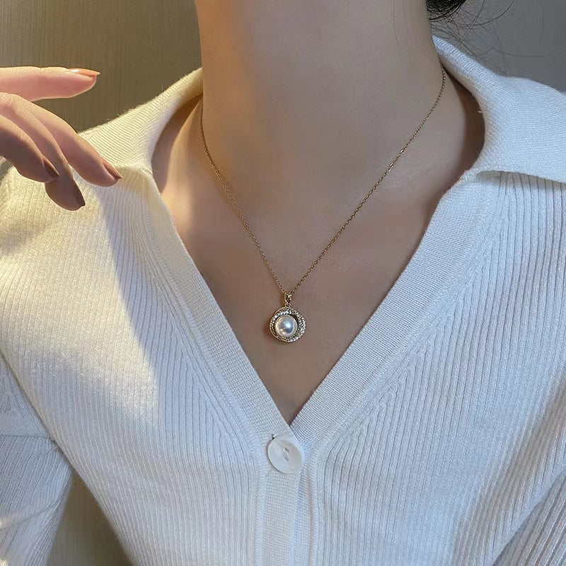 Pearl Flower Necklace