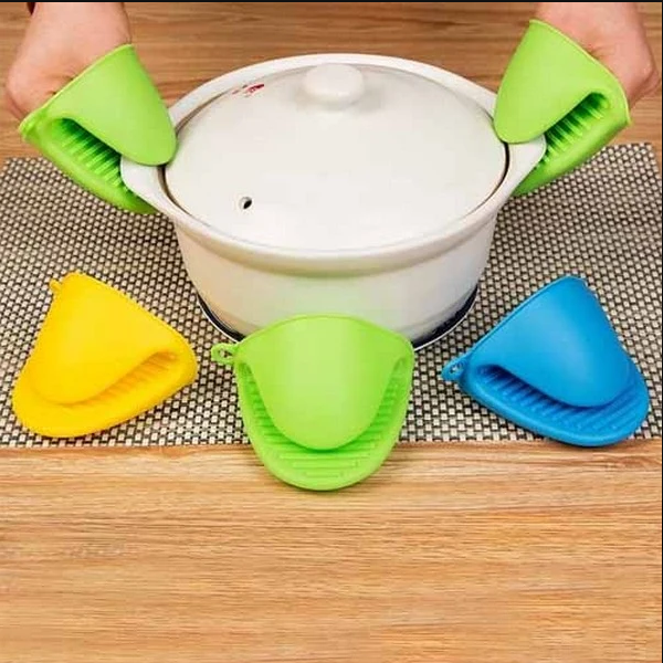 Silicon Hot pot holder pair