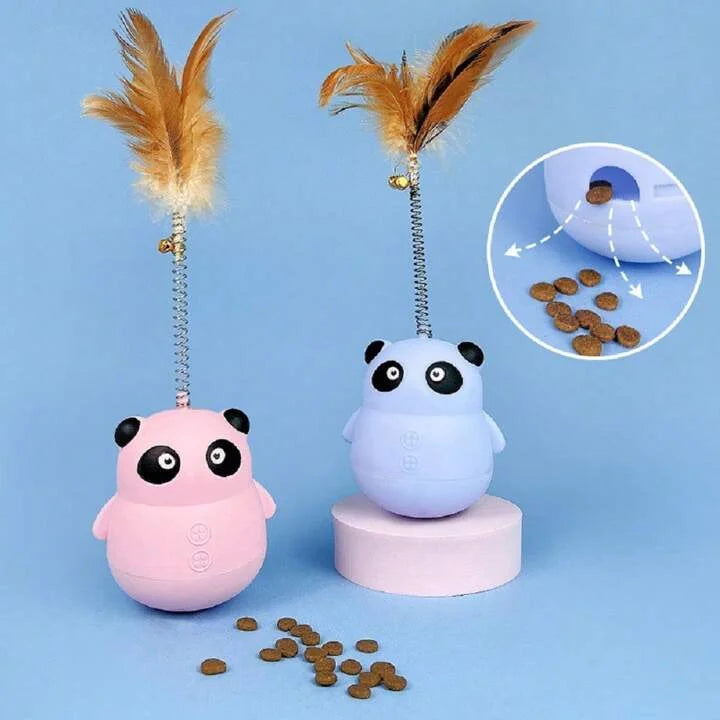 Spring Ball Cat Treat Toy