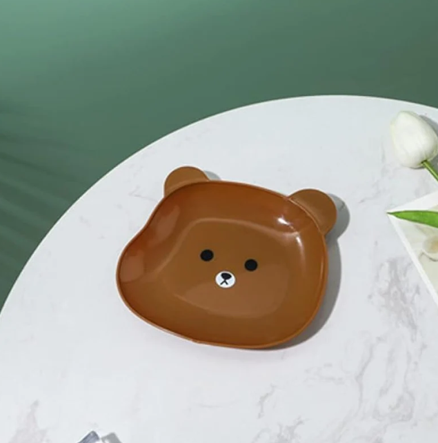 8 pcs Bear Plates Set For Kids Serving