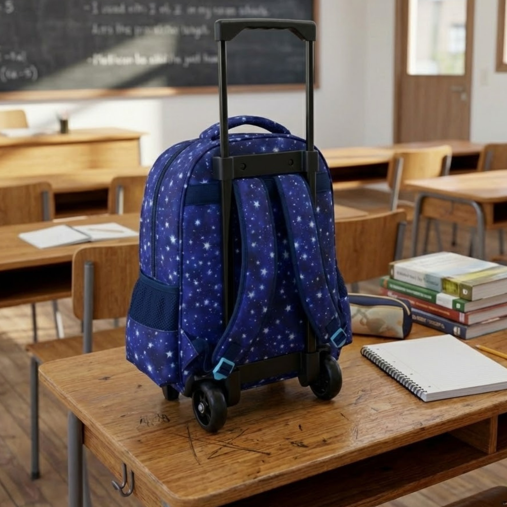 Batman Galaxy Edition Rolling School Bag - image 3