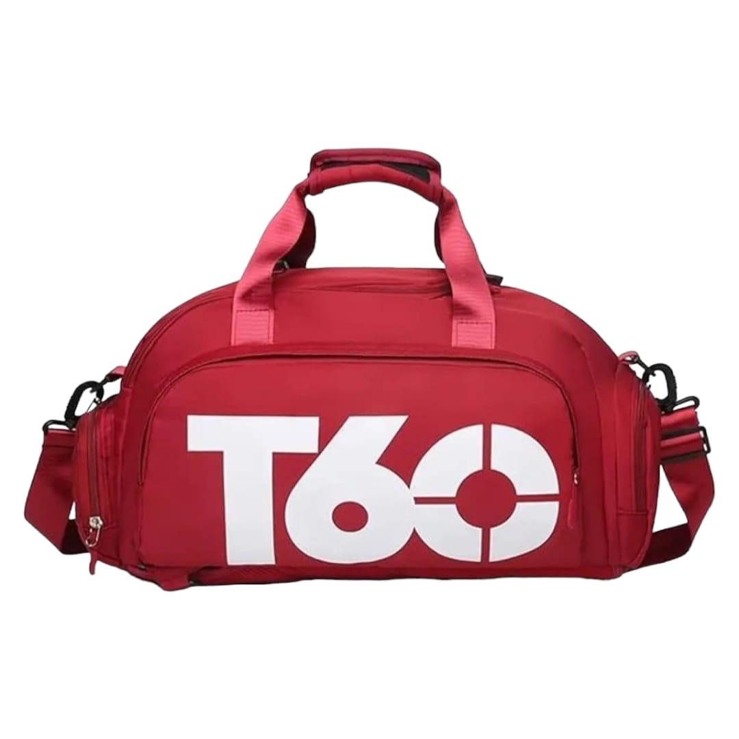T 60 Ways Carry 3-in-1 Sports Gym Bag in Red
