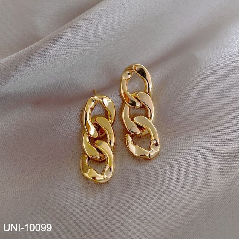 Classy Chain Gold Earring Style 2