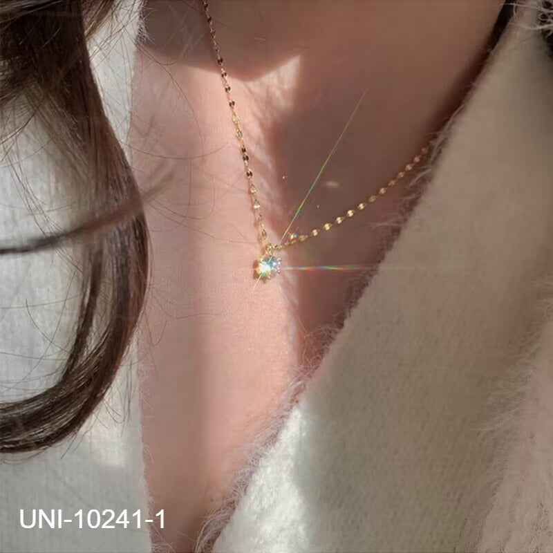Sparkle Diamond Gold Necklace