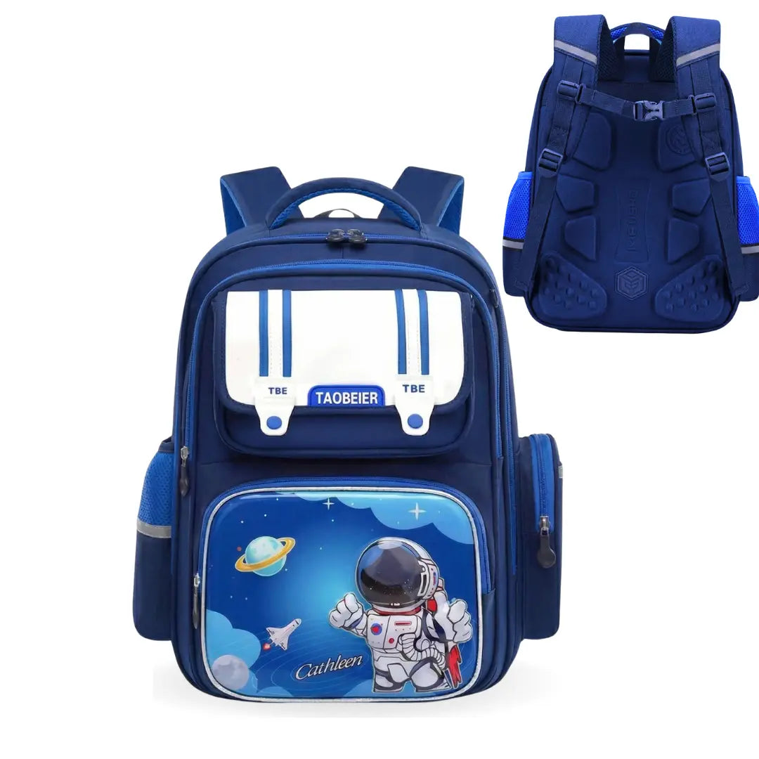 3D Space Astronaut Kids Backpack 1 3 Grade
