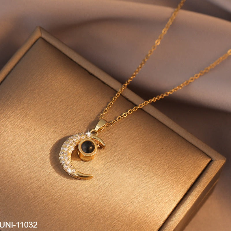UNI-11032 - Gold Moon - Necklace Style 2