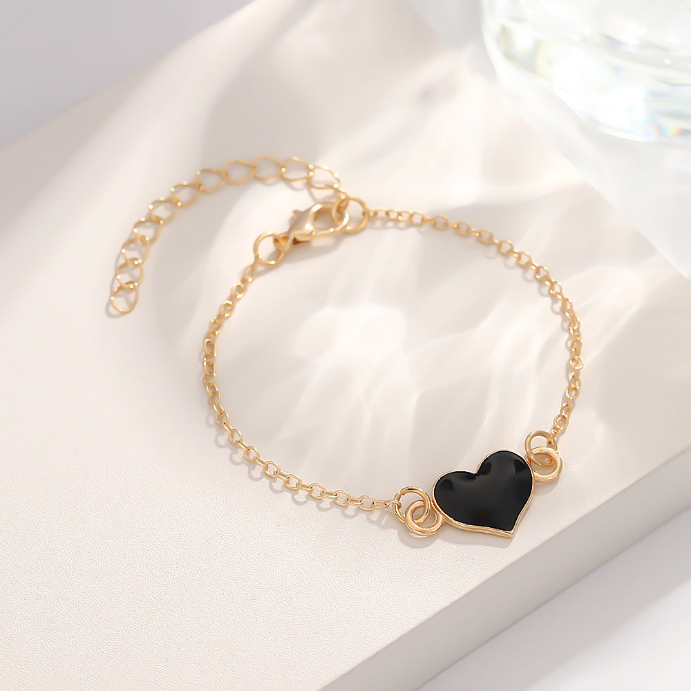 UNI-10546 - White Heart Gold - Jewelry Set