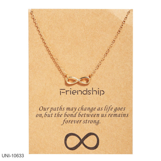 UNI-10633 - Infinity Friendship - Necklace