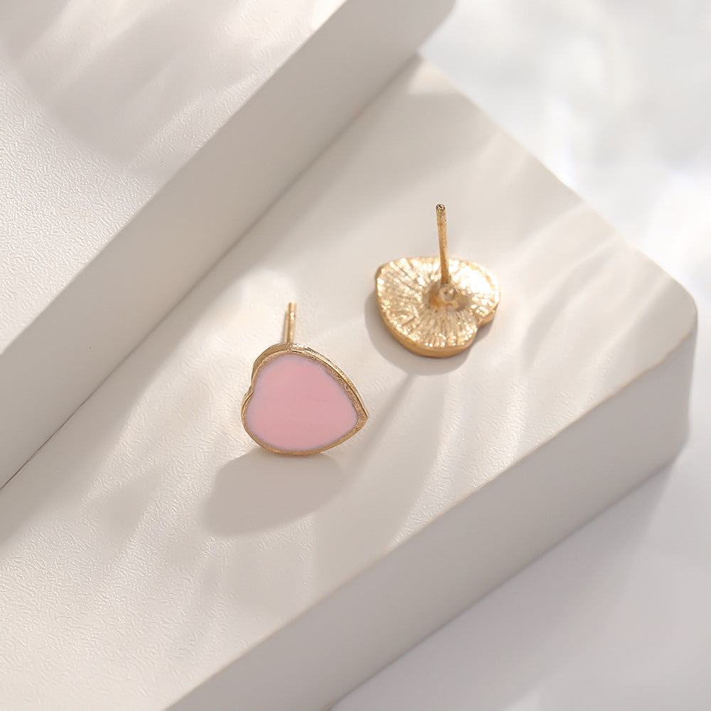 UNI-10546 - White Heart Gold - Jewelry Set