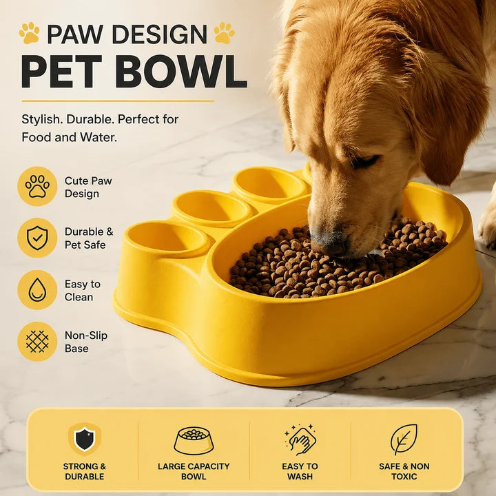 Imported Paw Design Pet Bowl