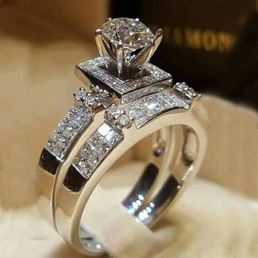 UNI-11916 - Luxury Diamonds - Ring Set of 2 Style 2