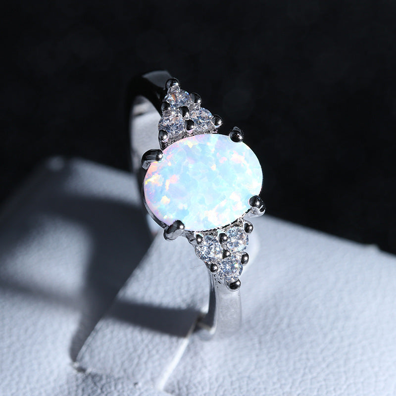 UNI-11922 - Natural Stone Diamonds Silver - Ring