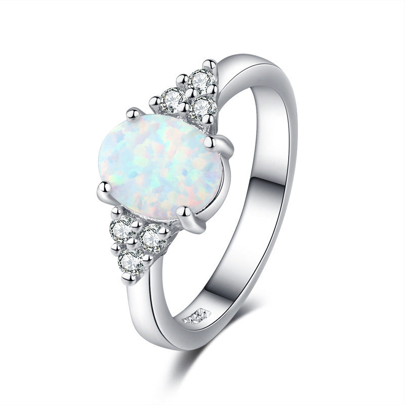 UNI-11922 - Natural Stone Diamonds Silver - Ring