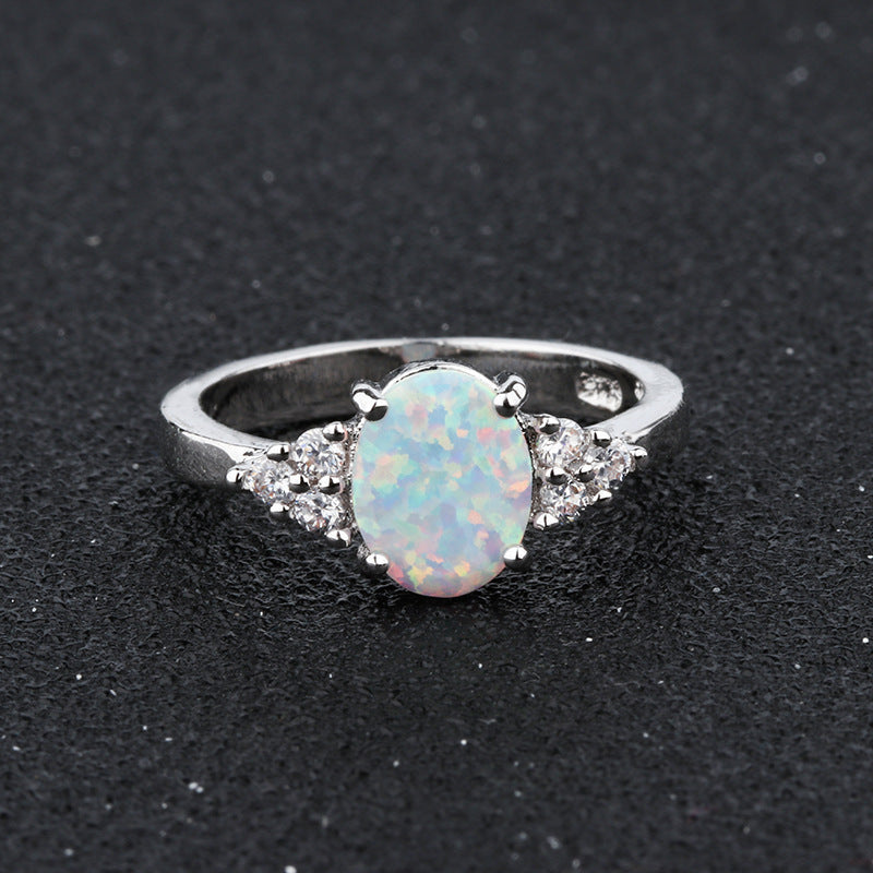 UNI-11922 - Natural Stone Diamonds Silver - Ring