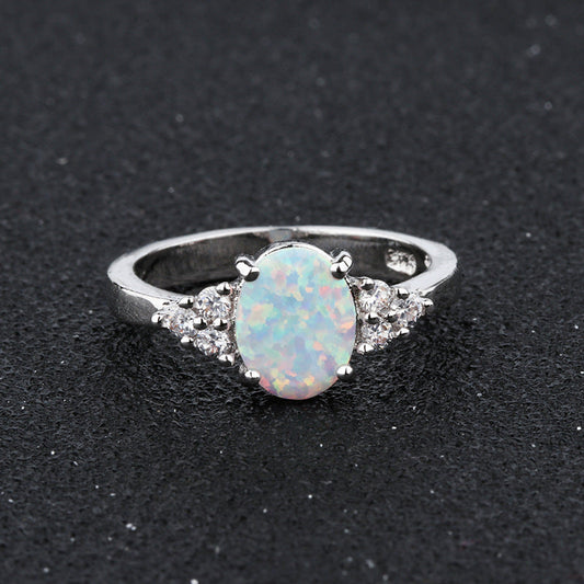 UNI-11922 - Natural Stone Diamonds Silver - Ring