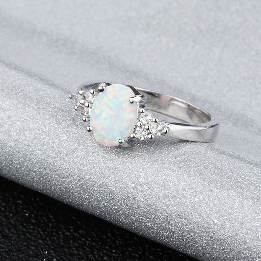 UNI-11922 - Natural Stone Diamonds Silver - Ring