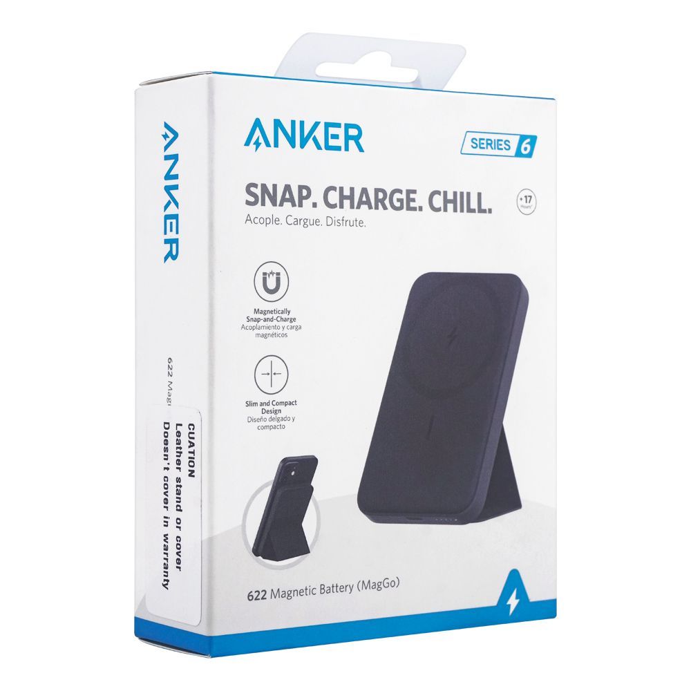 Anker Power Core Snap Charge Chill 622 Magnetic Battery, Black, #A1611H11