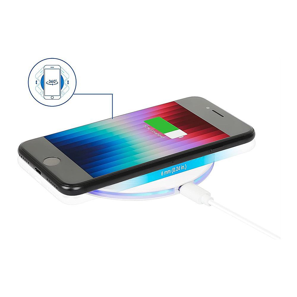 Manhattan 15W Fast Wireless Charging Pad, 406024