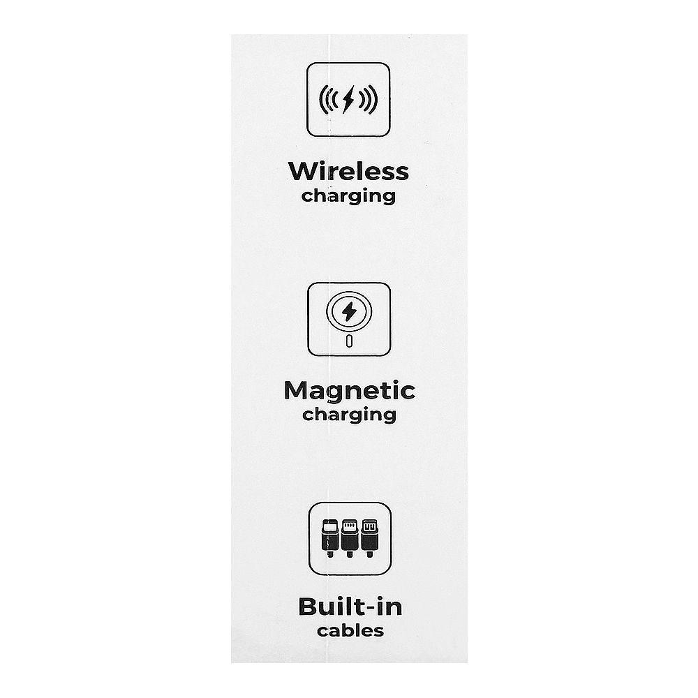 YOLO GoMag Pro 10000mAh 22.5W Wireless Charging Power Bank with MagSafe-Compatible Magnetic Design – Portable Fast Charger (Y-701) – Black