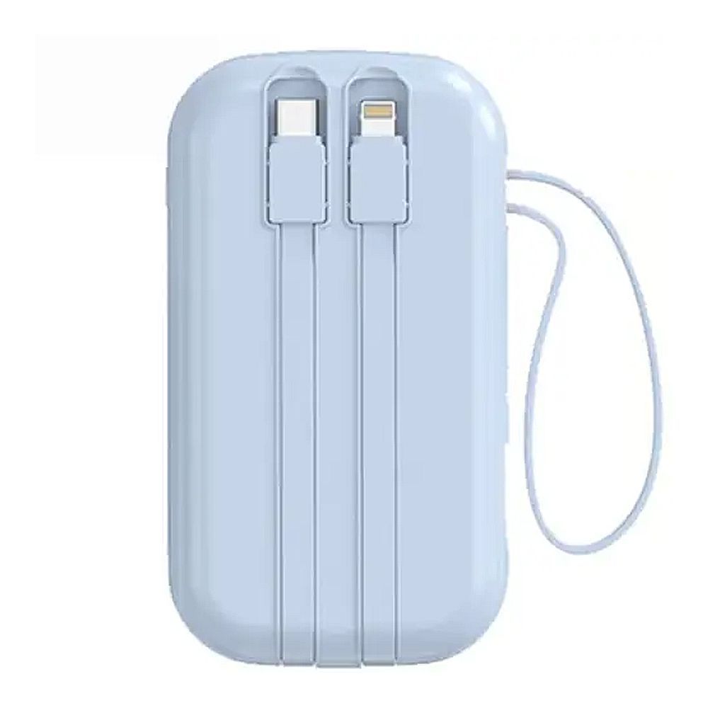 YOLO Hyper Insta Go 10000mAh 22.5W Power Bank with Built-In Type-C & Lightning Cables – Fast Charging Portable Charger