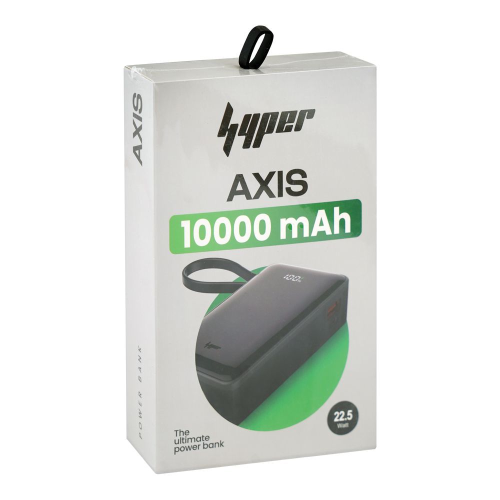 Yolo Hyper Axis 10000mAh 22.5W USB-C & USB-A Port, Power Bank