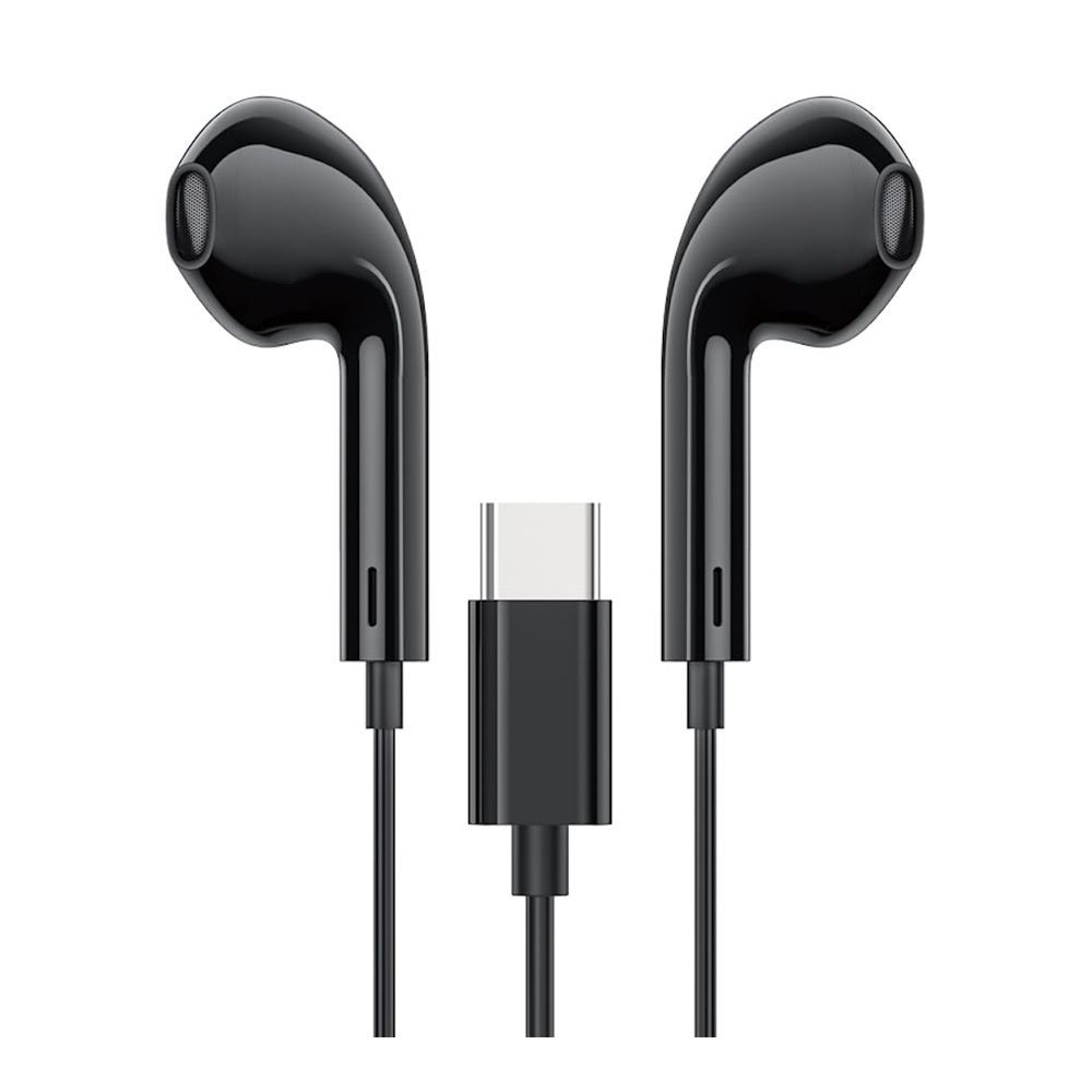 HOCO Pro Crystal Sound USB-C Wire-Controlled Digital Earphones With Microphone, For Huawei, Xiaomi & OnePlus, M101, Black