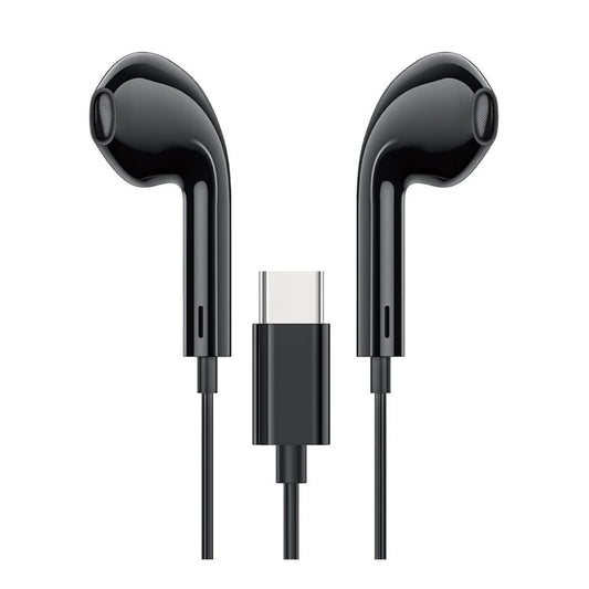 HOCO Pro Crystal Sound USB-C Wire-Controlled Digital Earphones With Microphone, For Huawei, Xiaomi & OnePlus, M101, Black