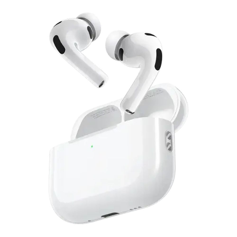 HOCO ANC Intelligent Ai Translation + Heart Rate Monitoring Earbuds, IPX3 Water Resistant, 300mAh Case Battery, EW98, White