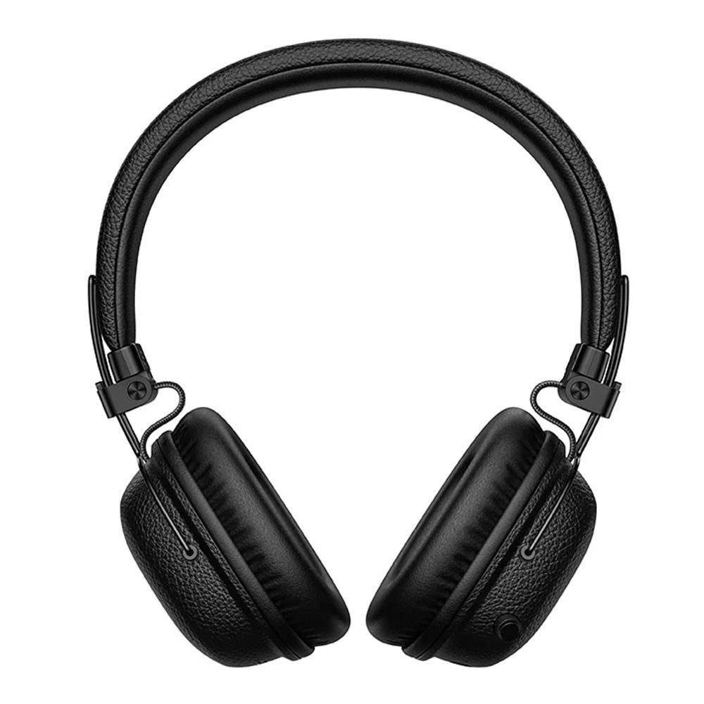 HOCO Earl 2 Bluetooth Headphones, IPX3 Water Resistant, 300mAh Battery, 32Hours Playtime, W64, Black