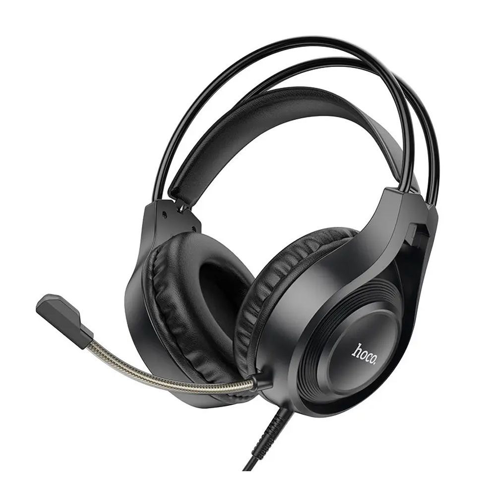 HOCO Tiger Gaming Headset With 1.8 Meter Cable, W106, Black