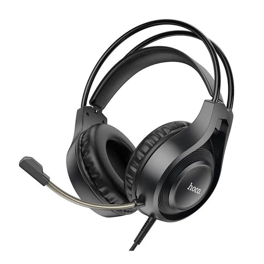 HOCO Tiger Gaming Headset With 1.8 Meter Cable, W106, Black