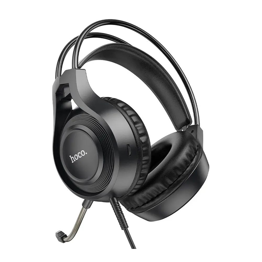 HOCO Tiger Gaming Headset With 1.8 Meter Cable, W106, Black