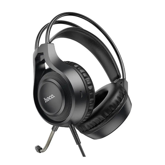 HOCO Tiger Gaming Headset With 1.8 Meter Cable, W106, Black