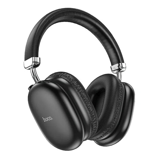 HOCO Max Auspicious ANC Noise Reduction Bluetooth Headphones, 800mAh Battery, 90 Hours Playtime, W35, Black