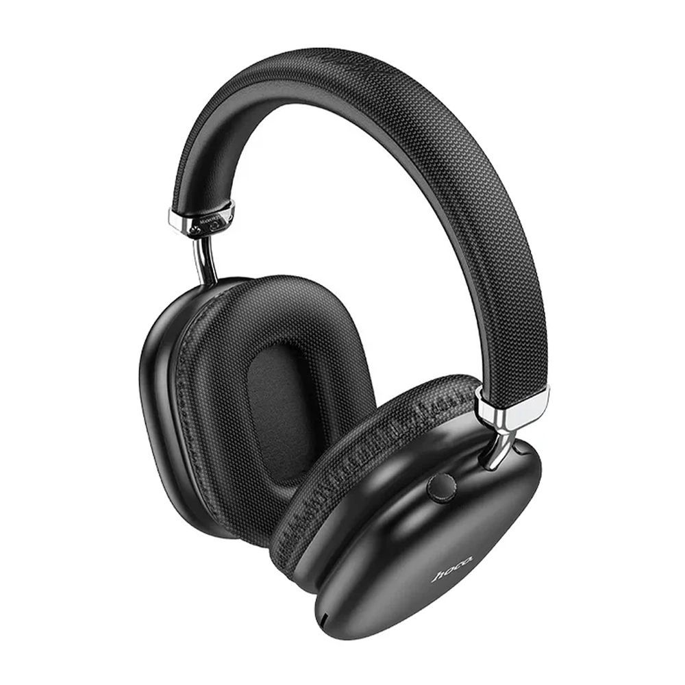 HOCO Max Auspicious ANC Noise Reduction Bluetooth Headphones, 800mAh Battery, 90 Hours Playtime, W35, Black