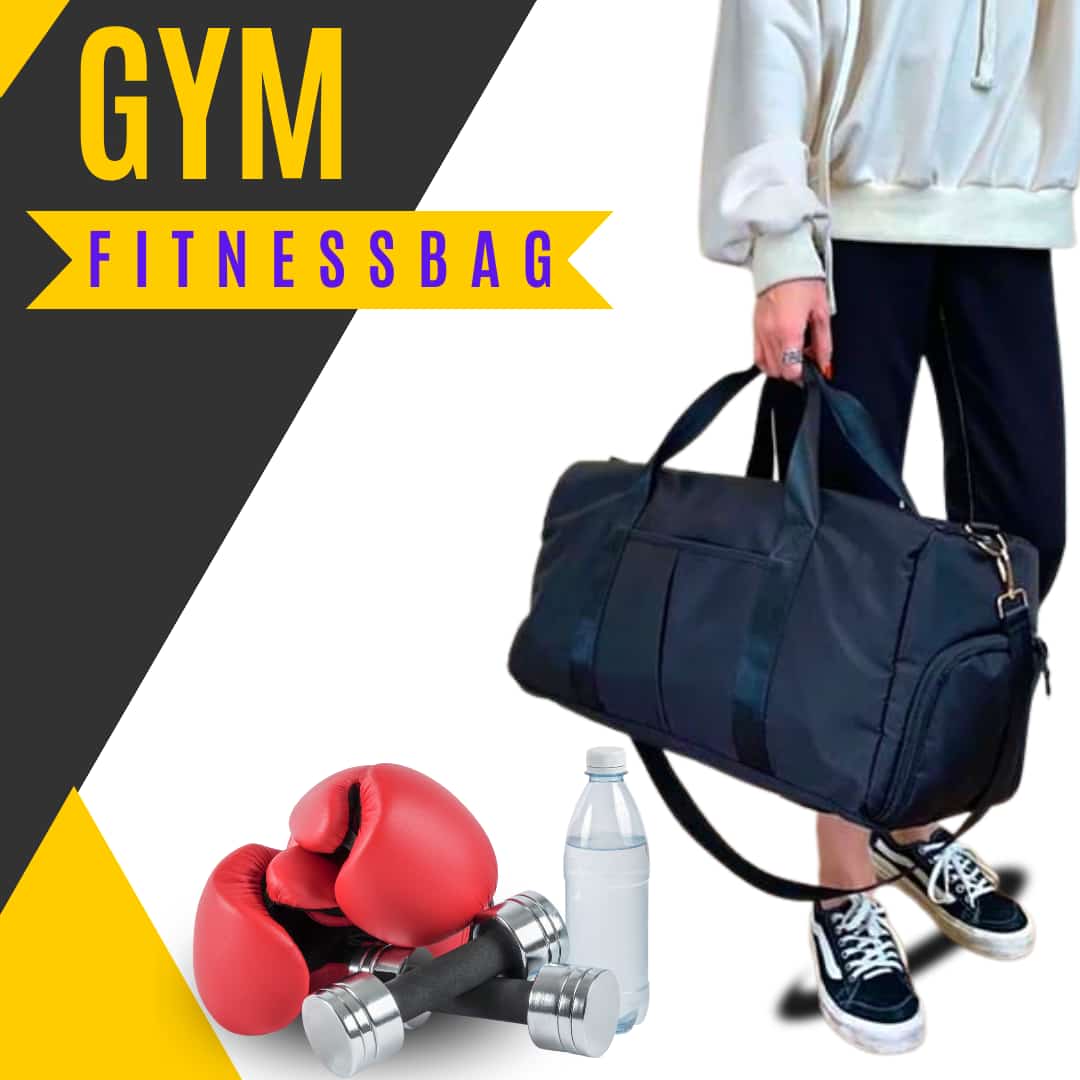 EliteFlow Fitness Gym Bag: Built-In Shoe Compartment