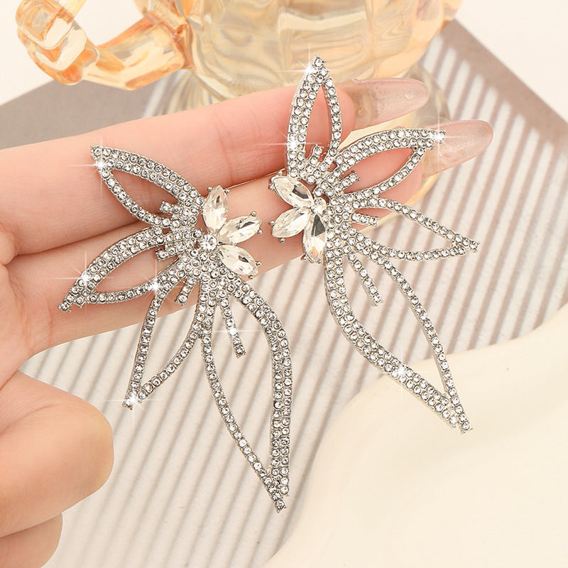 UNI-10330 - Blinky Butterfly Diamonds  - Earring