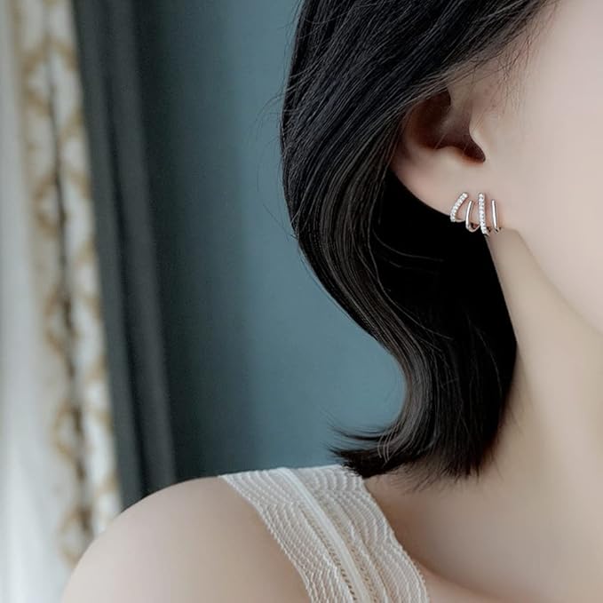 UNI-10328 - Faux Silver - Earring