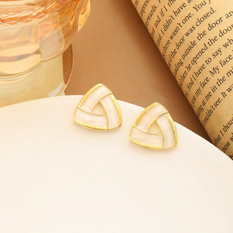 UNI-10333 - Triangle Glam - Earring